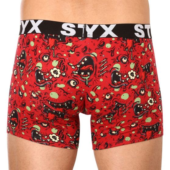 Boxershorts för män Styx lång konst sport gummi zombie (U1451)