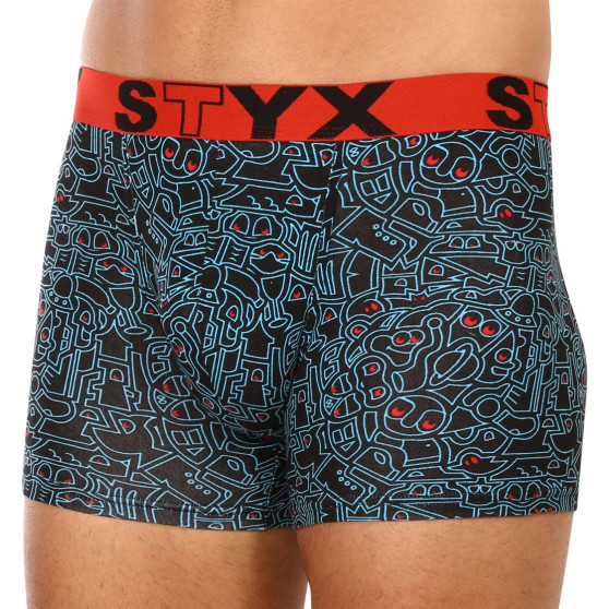 Boxershorts för män Styx lång konst sport gummi doodle (U1256)