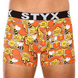 Boxershorts för män Styx lång konst sport gummibin (U1654)