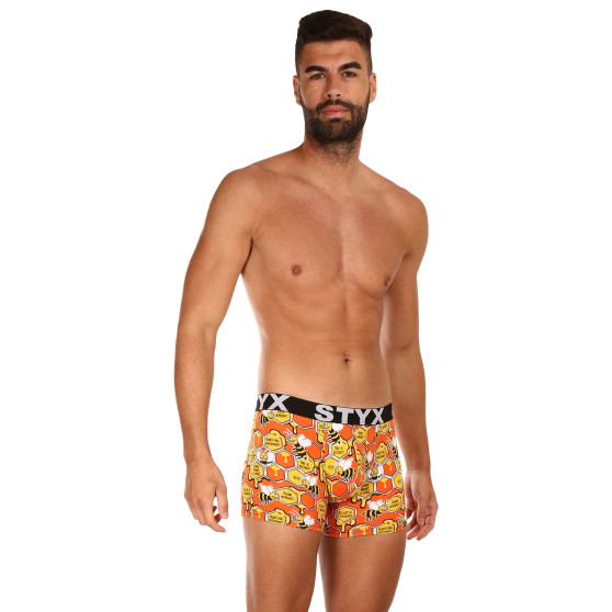 Boxershorts för män Styx lång konst sport gummibin (U1654)