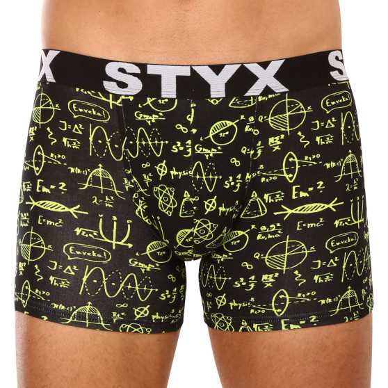 Boxershorts för män Styx lång konst sport gummi fysik (U1652)