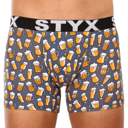 Boxershorts för män Styx lång konst sport gummi öl (U1357)