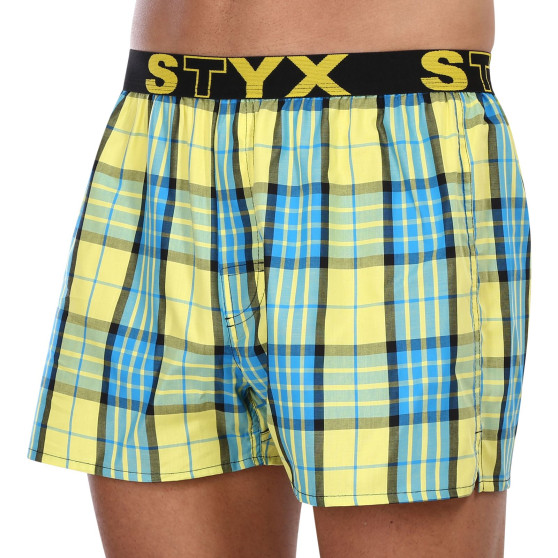 Boxershorts för herrar Styx sport elastisk flerfärgad (B1002)