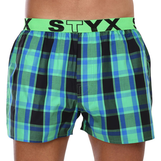 Boxershorts för herrar Styx sport elastisk flerfärgad (B1004)