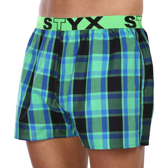 Boxershorts för herrar Styx sport elastisk flerfärgad (B1004)