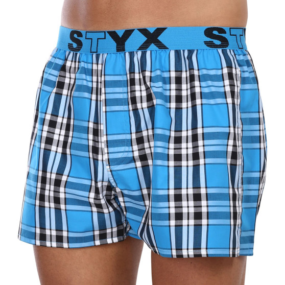 Boxershorts för herrar Styx sport elastisk flerfärgad (B1009)