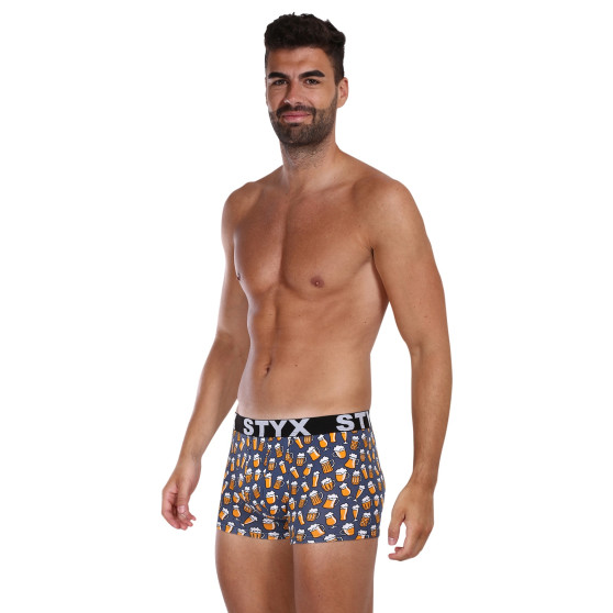 Boxershorts för män Styx konst sport gummi öl (G1357)