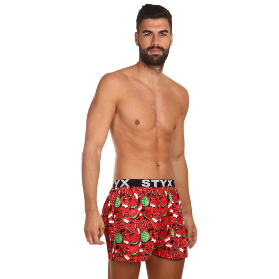 3PACK Boxershorts för herrar Styx art sports gummi flerfärgad (3B13489)