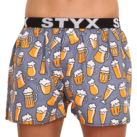 10PACK Boxershorts för herrar Styx art sports gummi flerfärgad (10B113602267598)