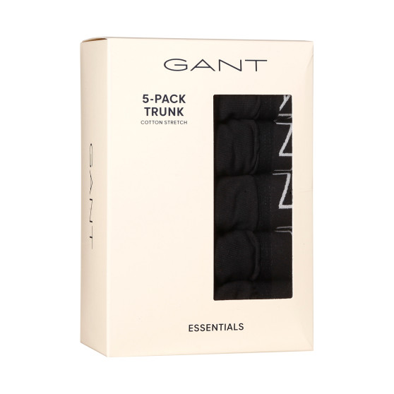 5PACK Boxershorts för herrar Gant svart (900015003-005)