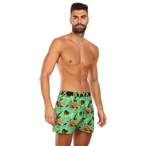 Boxershorts för herrar Styx art sports rubber tropic (B1557)