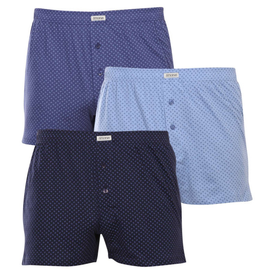 3PACKBoxershorts för herrar Andrie flerfärgad (PS 5739)