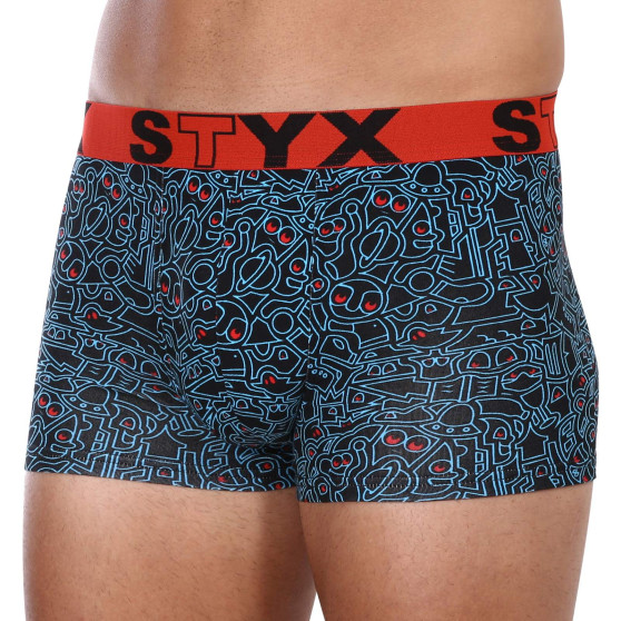 Boxershorts för män Styx konst sport gummi överdimensionerad doodle (R1256)