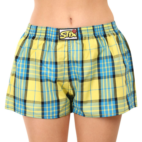 Damshorts Styx klassisk elastisk flerfärgad (K1002)