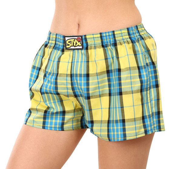 Damshorts Styx klassisk elastisk flerfärgad (K1002)