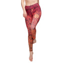 Glada leggings för kvinnor Dedoles fitness Exotiska löv (D-W-AW-LGS-C-RP-1287)