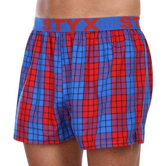 10PACK Boxershorts för herrar Styx sport gummi (10B101234567890)