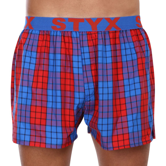 10PACK Boxershorts för herrar Styx sport gummi (10B101234567890)