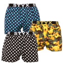 3PACK Boxershorts för herrar Styx art sports gummi flerfärgad (3B15901)