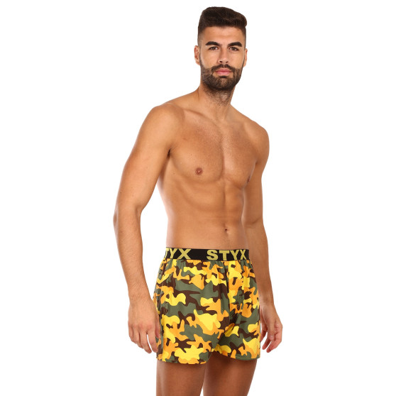 3PACK Boxershorts för herrar Styx art sports gummi flerfärgad (3B15901)