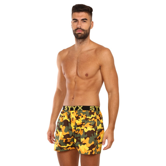 3PACK Boxershorts för herrar Styx art sports gummi flerfärgad (3B15901)