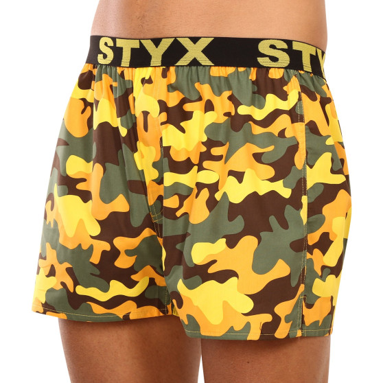 3PACK Boxershorts för herrar Styx art sports gummi flerfärgad (3B15901)