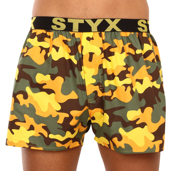 3PACK Boxershorts för herrar Styx art sports gummi flerfärgad (3B15901)