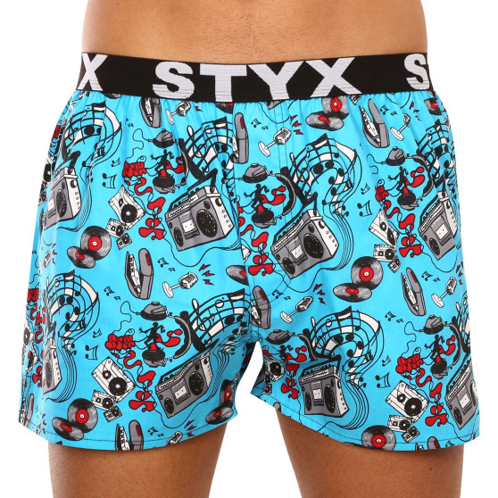 10PACK Boxershorts för herrar Styx art sports gummi flerfärgad (10B130915245782)