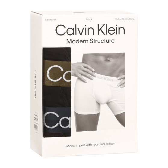 3PACK Boxershorts för herrar Calvin Klein svart (NB2971A-GZ5)