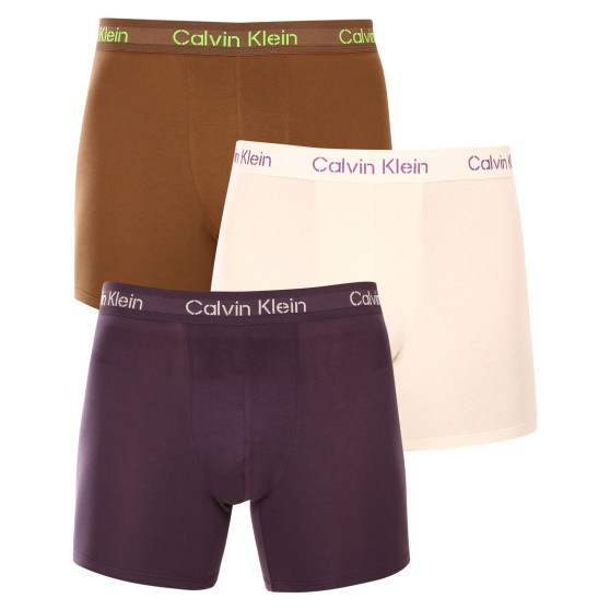 3PACK Boxershorts för herrar Calvin Klein multicolour (NB3706A-FZ4)