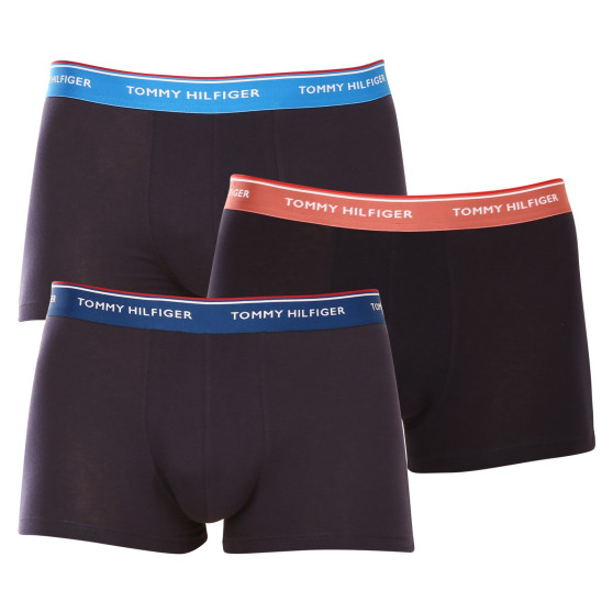 3PACK Boxershorts för herrar Tommy Hilfiger mörkblå (UM0UM01642 0VX)