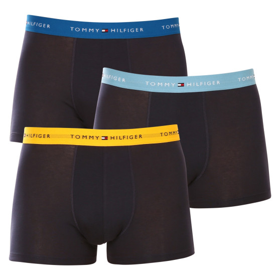 3PACK Boxershorts för herrar Tommy Hilfiger mörkblå (UM0UM02763 0W7)