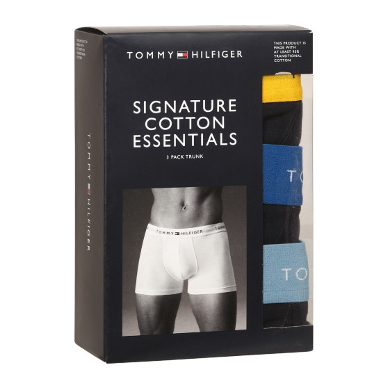 3PACK Boxershorts för herrar Tommy Hilfiger mörkblå (UM0UM02763 0W7)