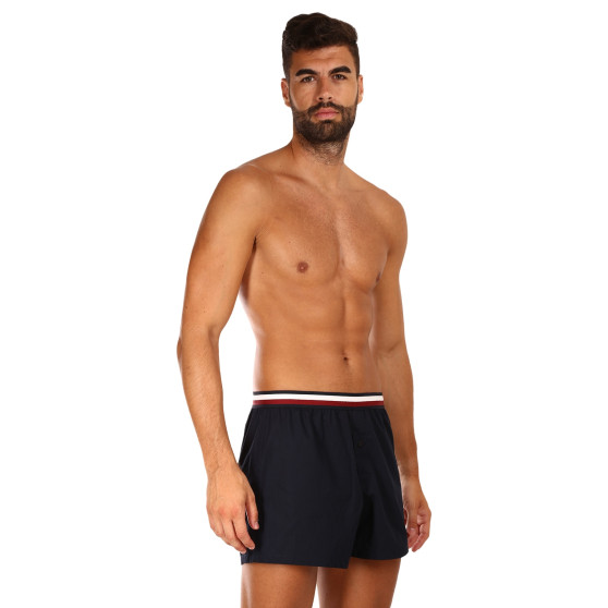 3PACK Boxershorts för herrar Tommy Hilfiger mörkblå (UM0UM03121 0XO)