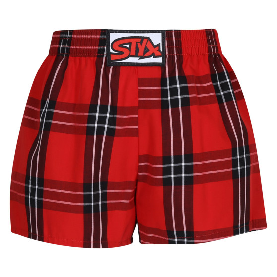 3PACK barnshorts Styx klassisk resår flerfärgad (3J10123)