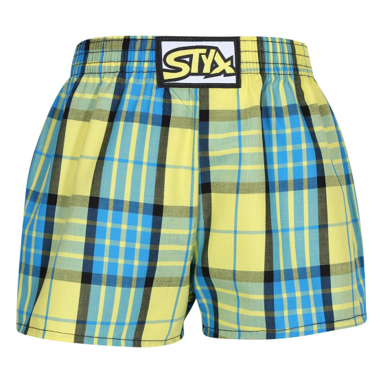 3PACK barnshorts Styx klassisk resår flerfärgad (3J10123)