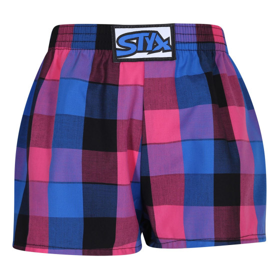 3PACK barnshorts Styx klassisk resår flerfärgad (3J10789)