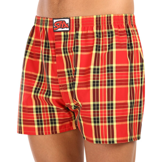 Boxershorts för herrar Styx klassisk elastisk flerfärgad (A1014)