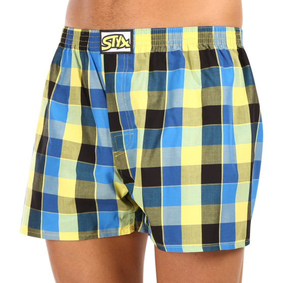 Boxershorts för herrar Styx klassisk elastisk flerfärgad (A1015)