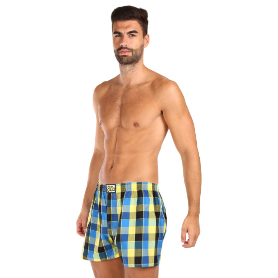 Boxershorts för herrar Styx klassisk elastisk flerfärgad (A1015)