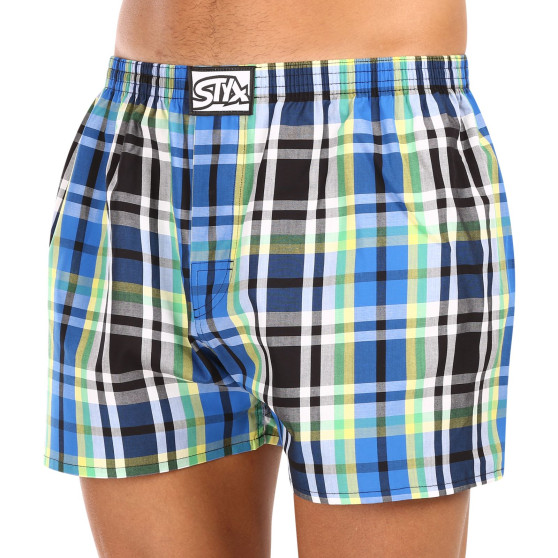 Boxershorts för herrar Styx klassisk elastisk flerfärgad (A1017)