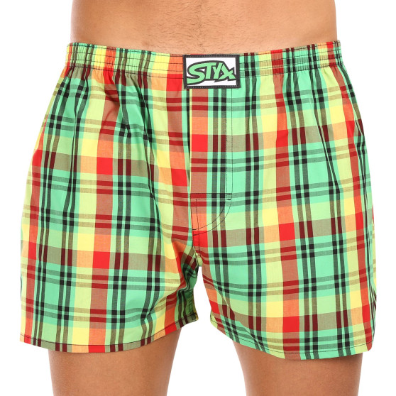 Boxershorts för herrar Styx klassisk elastisk flerfärgad (A1018)