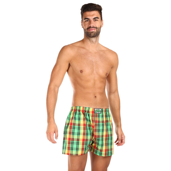 Boxershorts för herrar Styx klassisk elastisk flerfärgad (A1018)