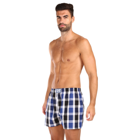 Boxershorts för herrar Styx klassisk elastisk flerfärgad (A1019)