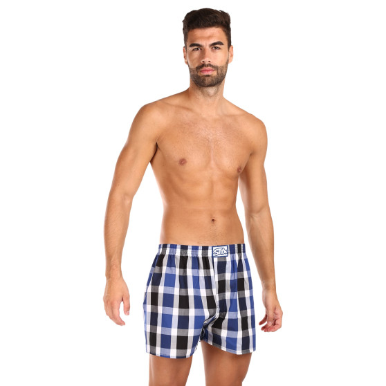 Boxershorts för herrar Styx klassisk elastisk flerfärgad (A1019)