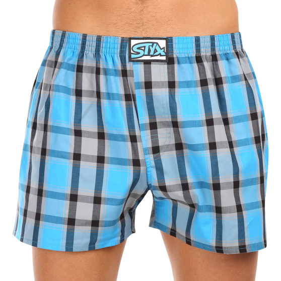 Boxershorts för herrar Styx klassisk elastisk flerfärgad (A1020)