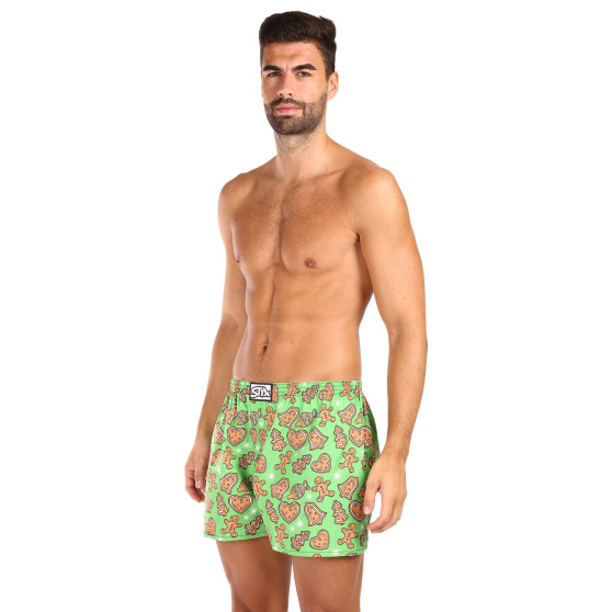 Boxershorts för herrar Styx art classic rubber Christmas pepparkakor (A1753)