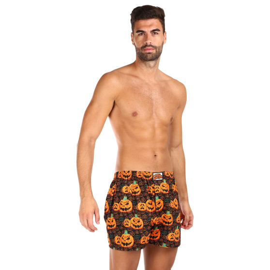 Boxershorts för herrar Styx art classic gummi Halloween pumpa (A1755)