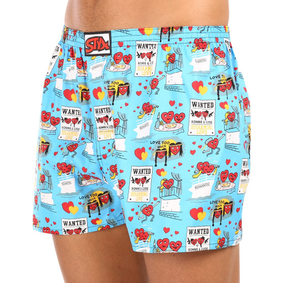 Boxershorts för herrar Styx konst klassisk elastisk Alla hjärtans dag par (A1756)