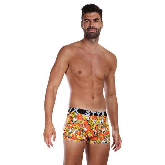 3PACK Boxershorts för herrar Styx art sports gummi oversized (3R12914)